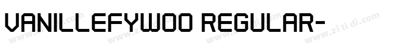 VanilleFYW00 Regular字体转换